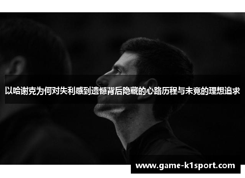 以哈谢克为何对失利感到遗憾背后隐藏的心路历程与未竟的理想追求
